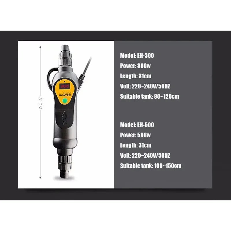 SUNSUN EH-300/500 Inline Aquarium Heater