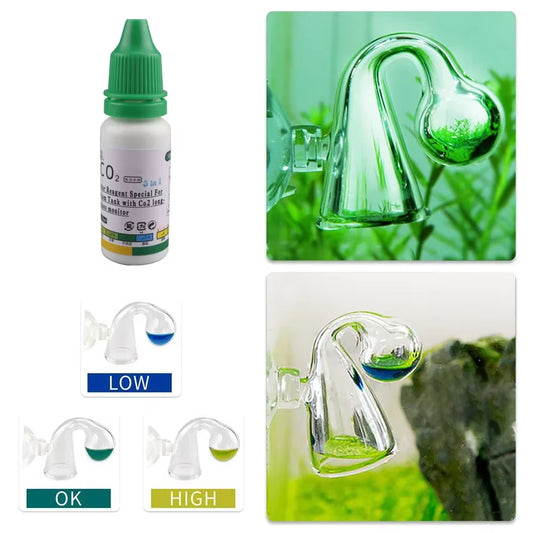 Glass Aquarium CO2 Indicator