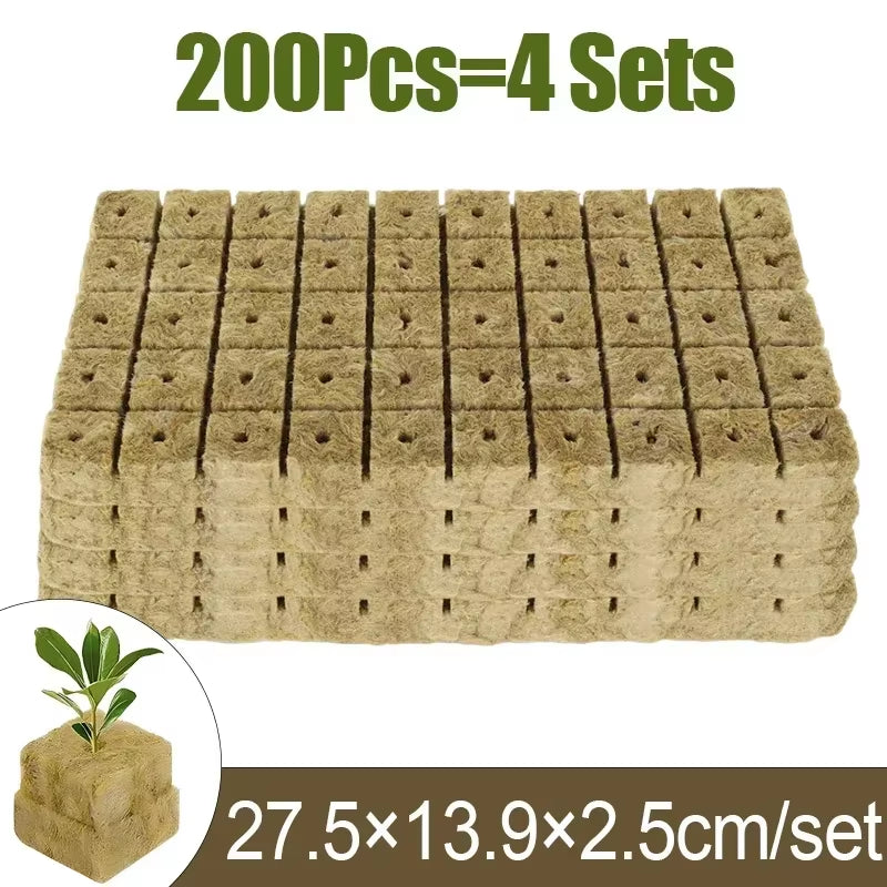 2.5cm Rockwool Propagation Media Cubes