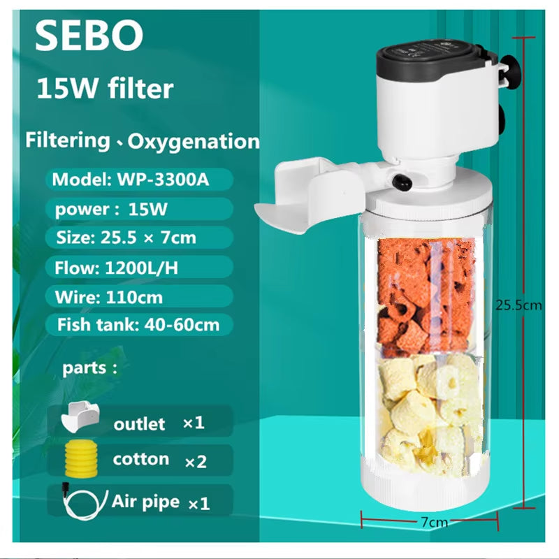 Aquarium Power Head Filter Series