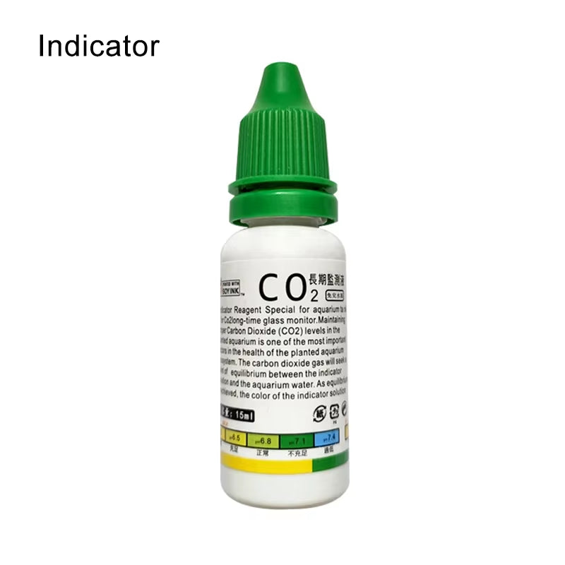 Glass Aquarium CO2 Indicator