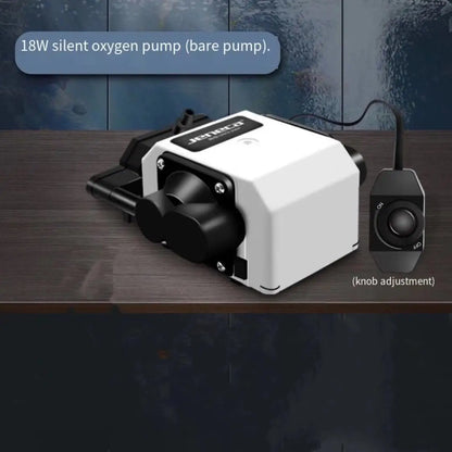 High-Power Fish Tank Oxygen Pump Ultra-Quiet Air Compressor Large Volume Air Pump Deep Water Special Aquarium Accessories220V25W