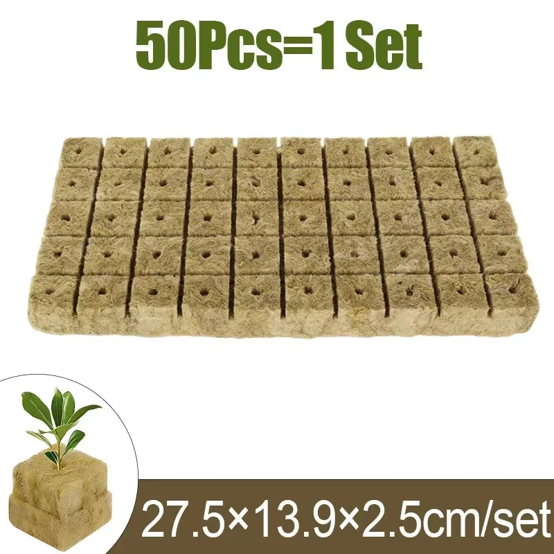 2.5cm Rockwool Propagation Media Cubes