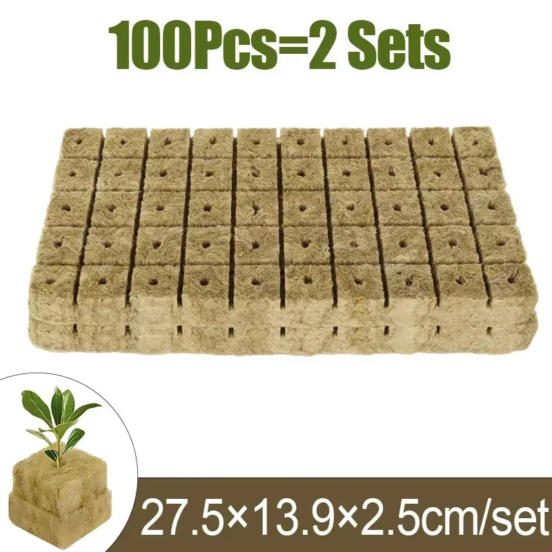 2.5cm Rockwool Propagation Media Cubes