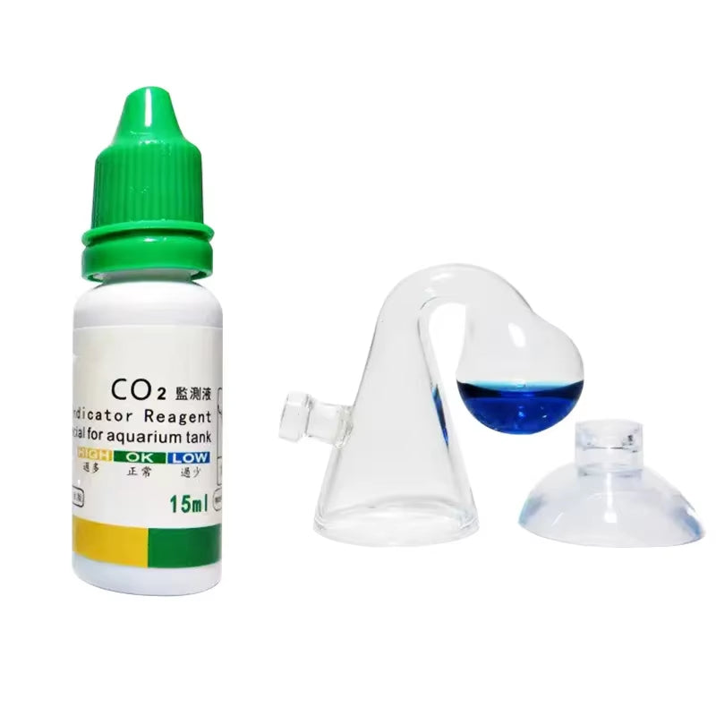 Glass Aquarium CO2 Indicator