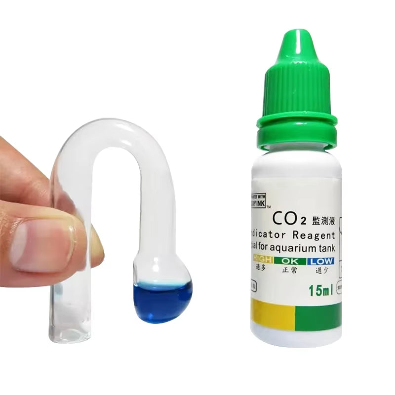 Glass Aquarium CO2 Indicator