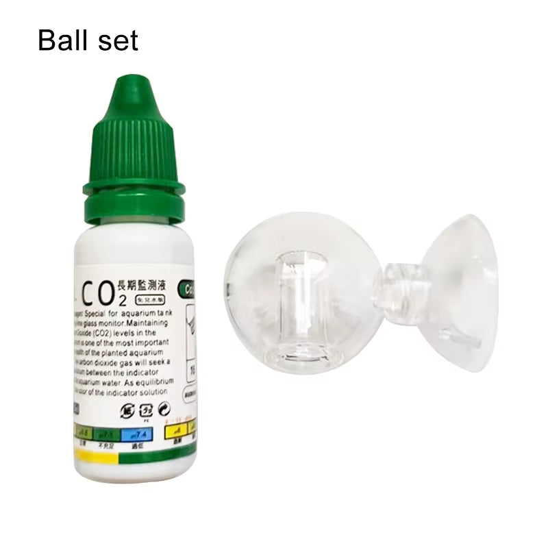 Glass Aquarium CO2 Indicator